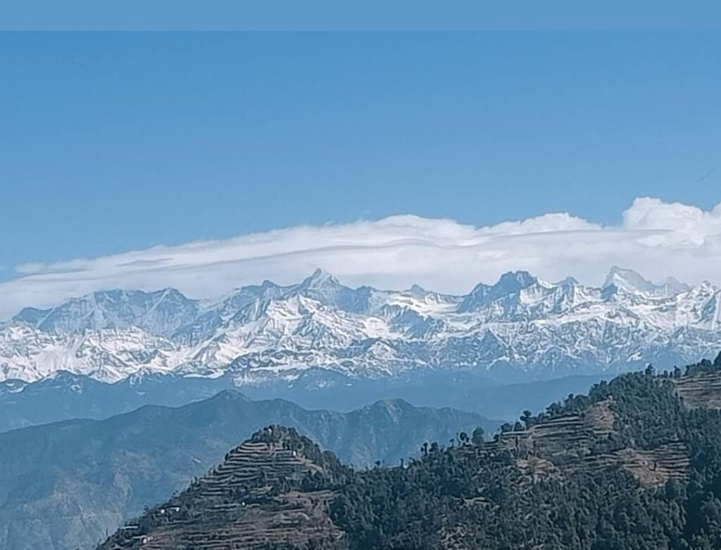 Beautiful hillside view from Mount Vista Resort property